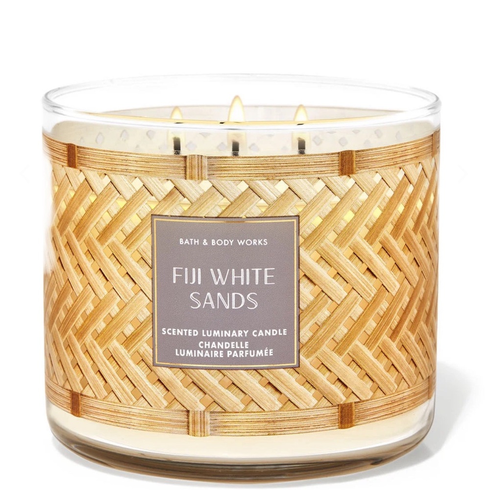 BATH AND BODY WORKS Fiji white sands 3 wicked candle